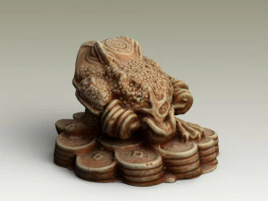 Frog China 3D Model
