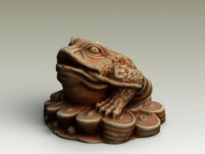 Frog China 3D 模型