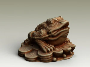Frog China 3D Model