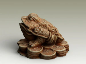 Frog China 3D Model