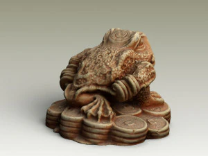 Frog China 3D Model