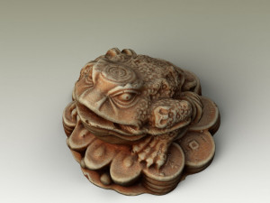 Frog China 3D मॉडल