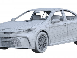 Toyota Camry Hybrid XLE 2025 3D Модель