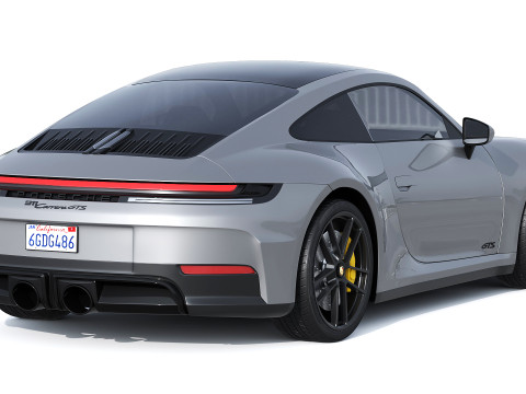Porsche 911 Carrera GTS Hybrid 2025 3D Model