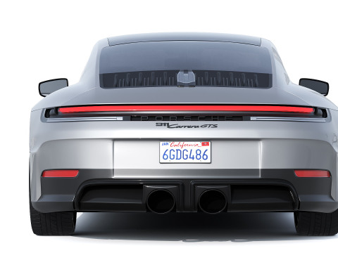 Porsche 911 Carrera GTS Hybrid 2025 3D Model