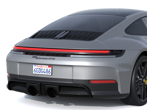 Porsche 911 Carrera GTS Hybrid 2025 3D Model