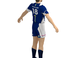 Footballer Modèle 3D