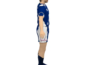 Footballer 3D Model