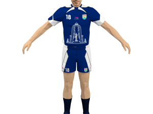 Footballer Modèle 3D