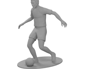 Footballer 3D Model