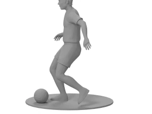 Footballer 3D Model