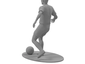 Footballer 3D Model