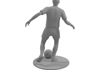 Footballer 3D Model