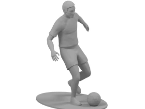 Footballer 3D Model