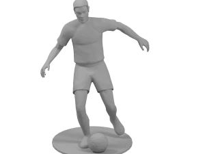 Footballer 3D Model