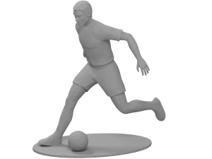 Footballer 3D Model