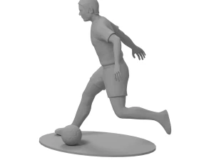 Footballer 3D Model