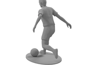 Footballer 3D Model