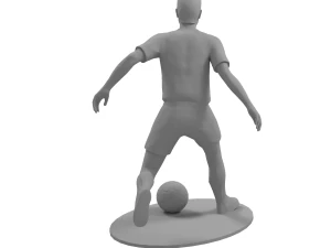 Footballer 3D Model