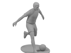 Footballer 3D Model