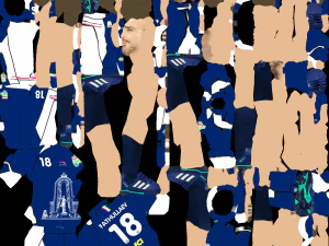 Footballer 3D Model