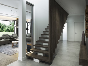 Living Room Interior 3D Scene for Cinema 4D and Octane Render 3D 模型