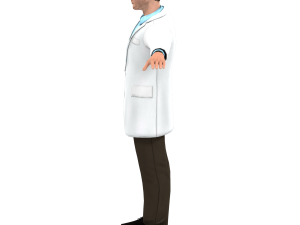 Scientist 3D मॉडल