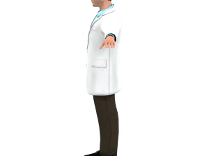 Scientist 3D Model