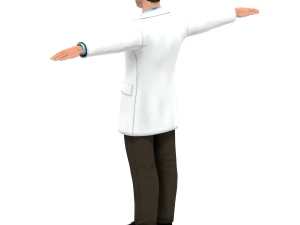 Scientist 3D Model