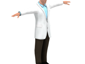 Scientist 3D मॉडल