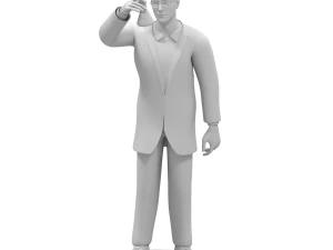 Scientist 3D Model