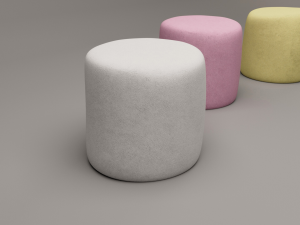 Colored Marshmallow 3D Model