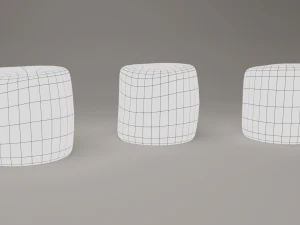 Marshmallow colorato Modello 3D