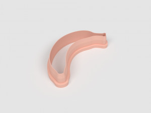 STL Banana Shaped Cutter Set - 9 Sizes Perfect for Biscuits Jewelry Making and Crafts Unique 3D Print Model