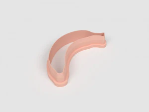 STL Banana Shaped Cutter Set - 9 Sizes Perfect for Biscuits Jewelry Making and Crafts Unique 3D Print Model