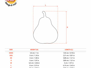STL Apple Shaped Cutter Set - 9 Sizes Perfect for Biscuits Jewelry Making and Crafts Unique 3D Print Model