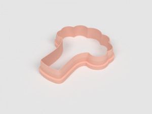 STL Brocolli Shaped Cutter Set - 9 Sizes Perfect for Biscuits Jewelry Making and Crafts Unique 3D 프린트 모델