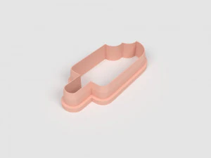 STL Ice Cream Bite Shaped Cutter Set - 9 Sizes Perfect for Biscuits Jewelry Making and Crafts Unique 3D Print Model