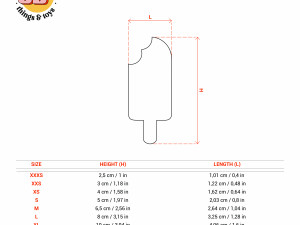 STL Ice Cream Bite Shaped Cutter Set - 9 Sizes Perfect for Biscuits Jewelry Making and Crafts Unique Model Cetak 3D
