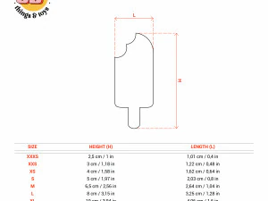 STL Ice Cream Bite Shaped Cutter Set - 9 Sizes Perfect for Biscuits Jewelry Making and Crafts Unique 3D Print Model