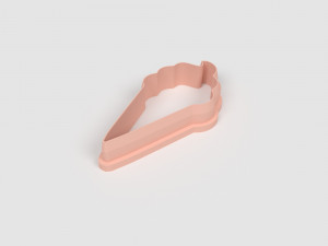 STL Ice Cream Cone Shaped Cutter Set - 9 Sizes Perfect for Biscuits Jewelry Making and Crafts Unique Model do druku 3D