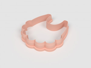STL Baby Bib Shaped Cutter Set - 9 Sizes Perfect for Biscuits Jewelry Making and Crafts Unique 3D Принт Модель