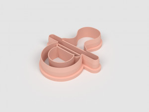 STL Baby Pacifier Shaped Cutter Set - 9 Sizes Perfect for Biscuits Jewelry Making and Crafts Unique Model Cetak 3D