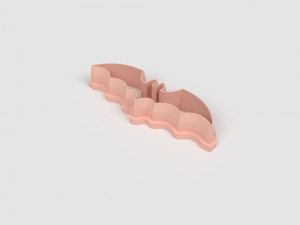 STL Halloween Bat Shape Cutter Set - 9 Sizes Perfect for Biscuits Jewelry Making and Crafts Unique 3D 打印模型