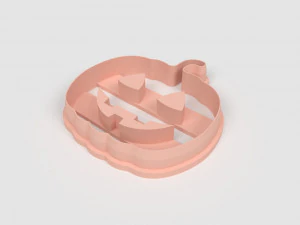 STL Halloween Pumpkim Shape Cutter Set - 9 Sizes Perfect Biscuits Jewelry Making and Crafts Unique 3D Print Model