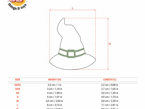STL Halloween Witch Hat Shape Cutter Set - 9 Sizes Perfect Biscuits Jewelry Making and Crafts Unique 3D Print Model