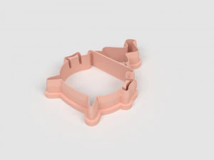 STL Halloween Cauldron Shape Cutter Set - 9 Sizes Perfect Biscuits Jewelry Making and Crafts Unique 3D Print Model