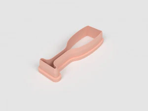 STL Party Champagne Glass Shape Cutter- 9 Sizes Perfect Biscuits Jewelry Making and Crafts Unique 3D Print Model