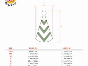 STL Party Hat Shape Cutter set - 9 Sizes Perfect andBiscuits Jewelry Making and Crafts Unique Modèles 3D en vedette