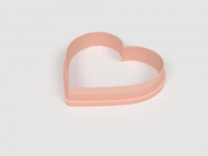 STL Emoji Heart Shaped Cutter set - 9 Sizes Perfect Biscuits Jewelry Making and Crafts Unique 3D Print Model
